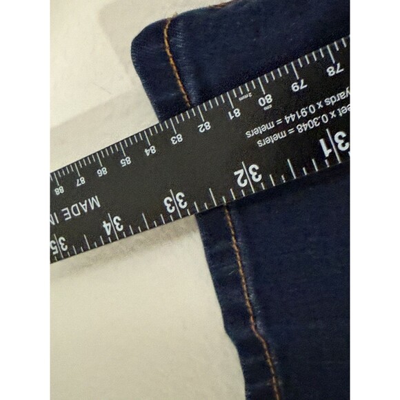 Morgan De Toi Dark Wash Gold Button Jeans Womens Size EU 38 (6) Designer Denim - Picture 10 of 13